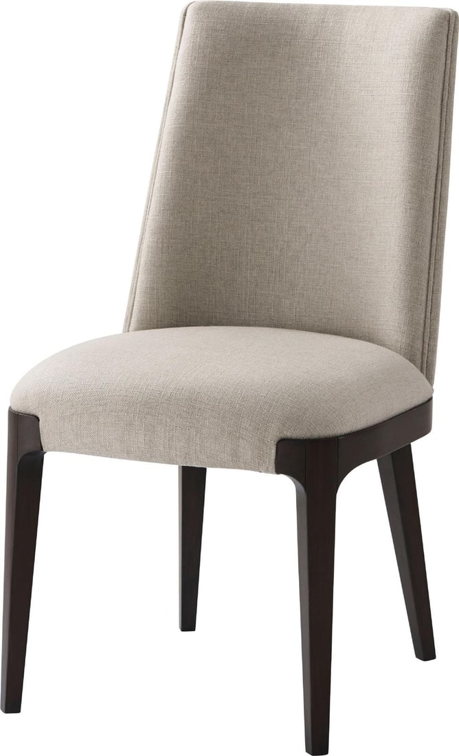 Theodore Alexander Elegant Modern Dining Chair Beech Wood: Theodore Alexander Elegant Modern Dining Chair Beech Wood Introducing the Elegant Modern Dining Chair by Theodore Alexander, a perfect blend of style and comfort for your dining space. Crafted from hi