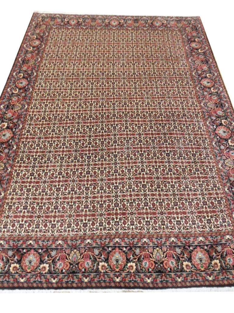 Brown Persian Bijar Rug 8.2 x 8.3 Feet Premium Quality (1 of 3)
