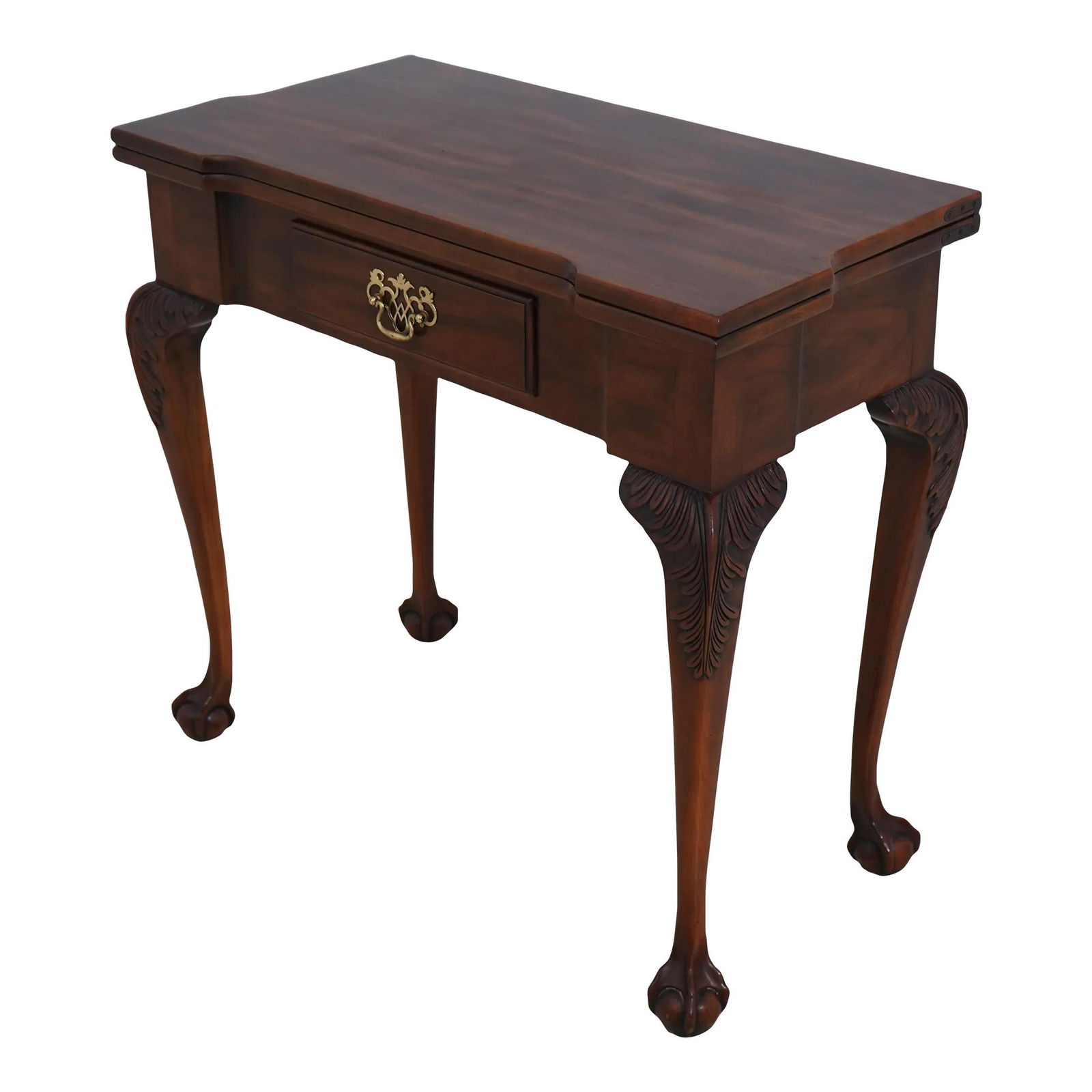 Statton BiCentennial Cherry Game Table Clawfoot Chippendale Style: Statton BiCentennial Cherry Game Table Clawfoot Chippendale Style This exquisite Statton BiCentennial Collection Clawfoot Game Table showcases timeless elegance and superior craftsmanship. Crafted aro
