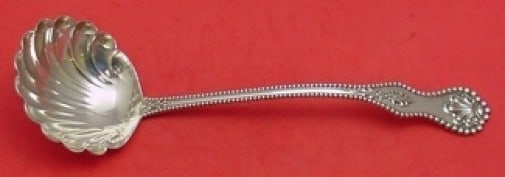 Dominick & Haff Charles II Sterling Silver Soup Ladle 11 3/4 Fluted: Dominick & Haff Charles II Sterling Silver Soup Ladle 11 3/4 Fluted This exquisite soup ladle from the renowned Dominick & Haff is crafted in Sterling Silver and features the classic Charles II patter