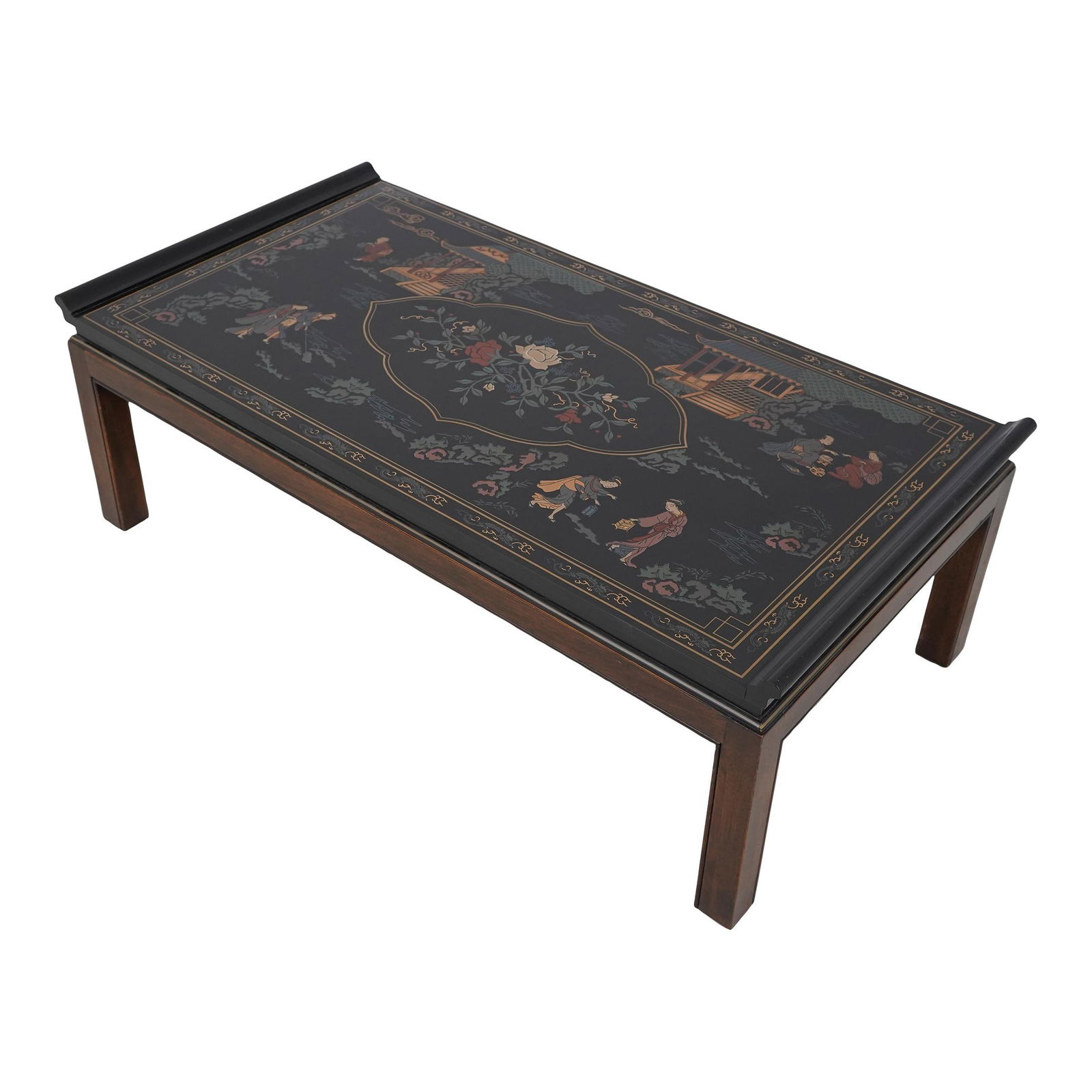 Drexel Chinoiserie Coffee Table Et Cetera Collection 50x26x17: Drexel Chinoiserie Coffee Table Et Cetera Collection 50x26x17 This exquisite coffee table features a Chinoiserie design that beautifully blends modern aesthetics with traditional Chinese influences. C