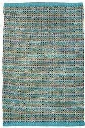 Kochi Aqua 2x3 Handmade Cotton Rag Rug 100% Hand-Loomed: Kochi Aqua 2x3 Handmade Cotton Rag Rug 100% Hand-Loomed Introducing the Vibrant Kochi Aqua Handmade Cotton Rug, an exquisite addition to your home decor. This stunning rug features a beautiful aqua fi