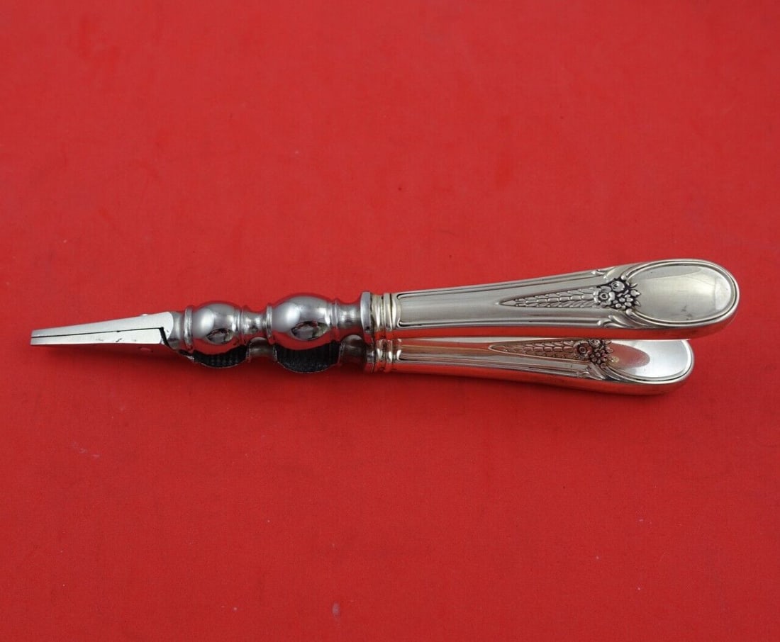 Blackinton Flowered Antique Sterling Silver Lobster Cracker 7 3/4 Inch (1 of 2)