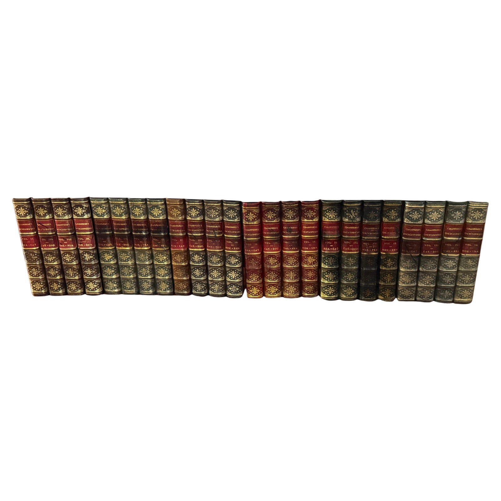 Set of 6 Neoclassical Faux Leather Library Book Fronts England: Set of 6 Neoclassical Faux Leather Library Book Fronts England This exquisite set of six leather-bound faux dummy English library book fronts showcases the artistry of Trompe-l'oeil design from the la