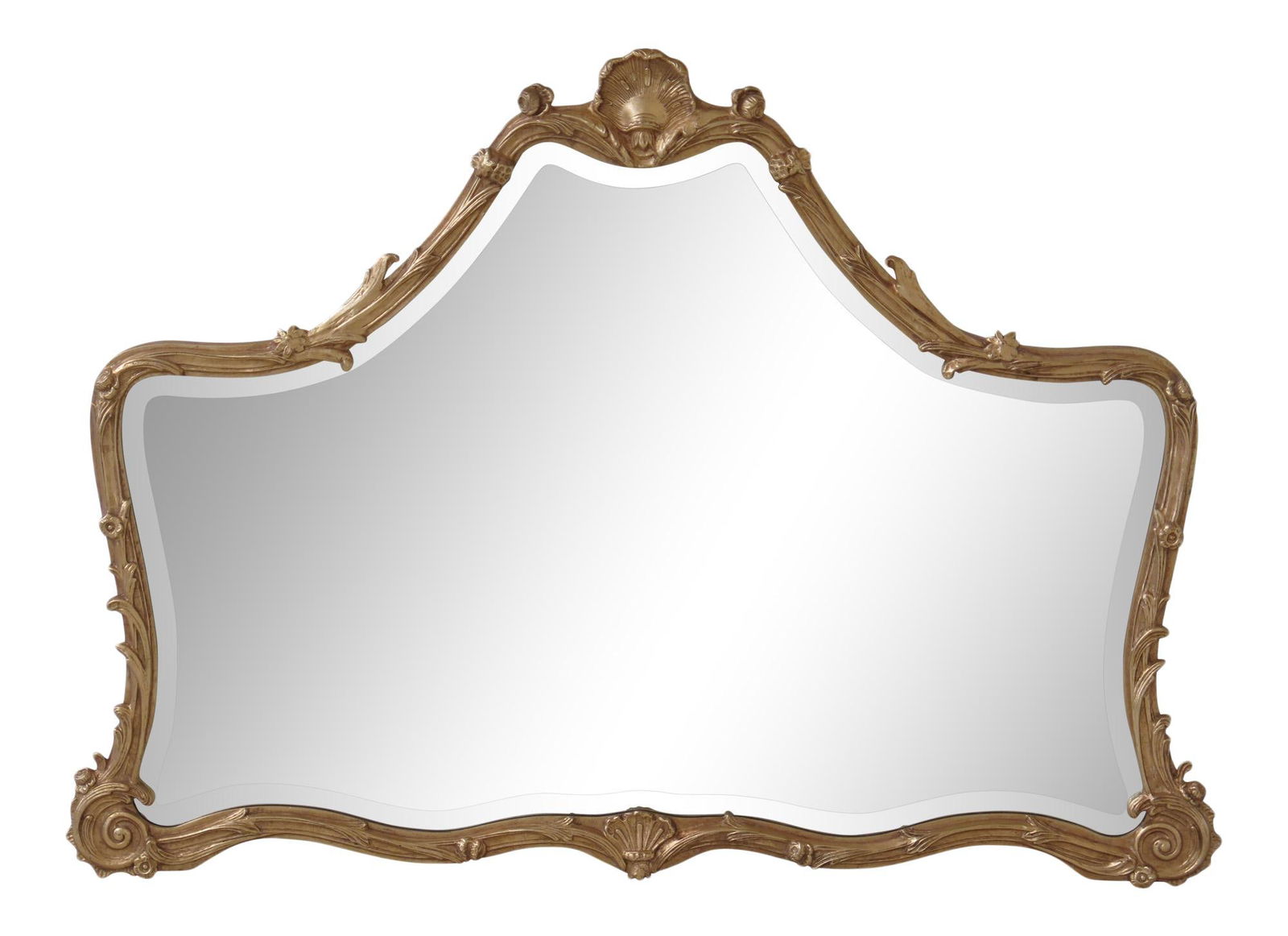 Friedman Brothers Pont Royale Gold Framed Mirror Model #5475: Friedman Brothers Pont Royale Gold Framed Mirror Model #5475 This stunning Friedman Brothers Gold Framed Mirror, model #5475, features a classic Pont Royale design with a luxurious 9D Gold finish. Cra