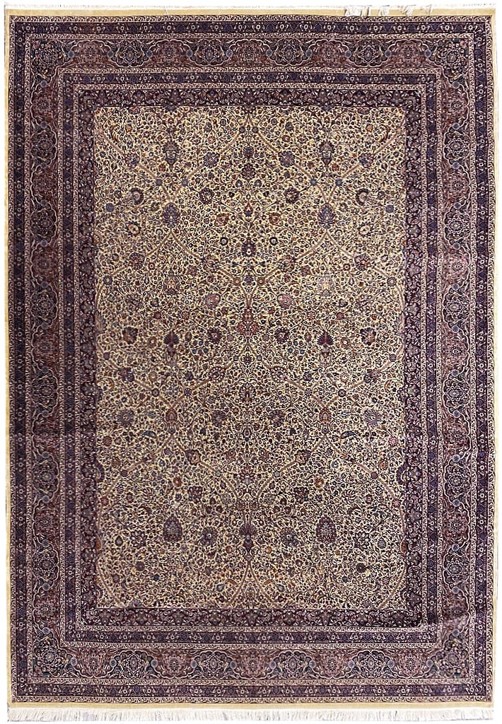 10 x 14.8 Super Fine Weave Wool Lavar Rug Quality Craftsmanship: 10 x 14.8 Super Fine Weave Wool Lavar Rug Quality Craftsmanship Free continental US Shipping This 10 x 14.8 Lavar rug is crafted from super fine weave quality wool, ensuring a luxurious feel and durab