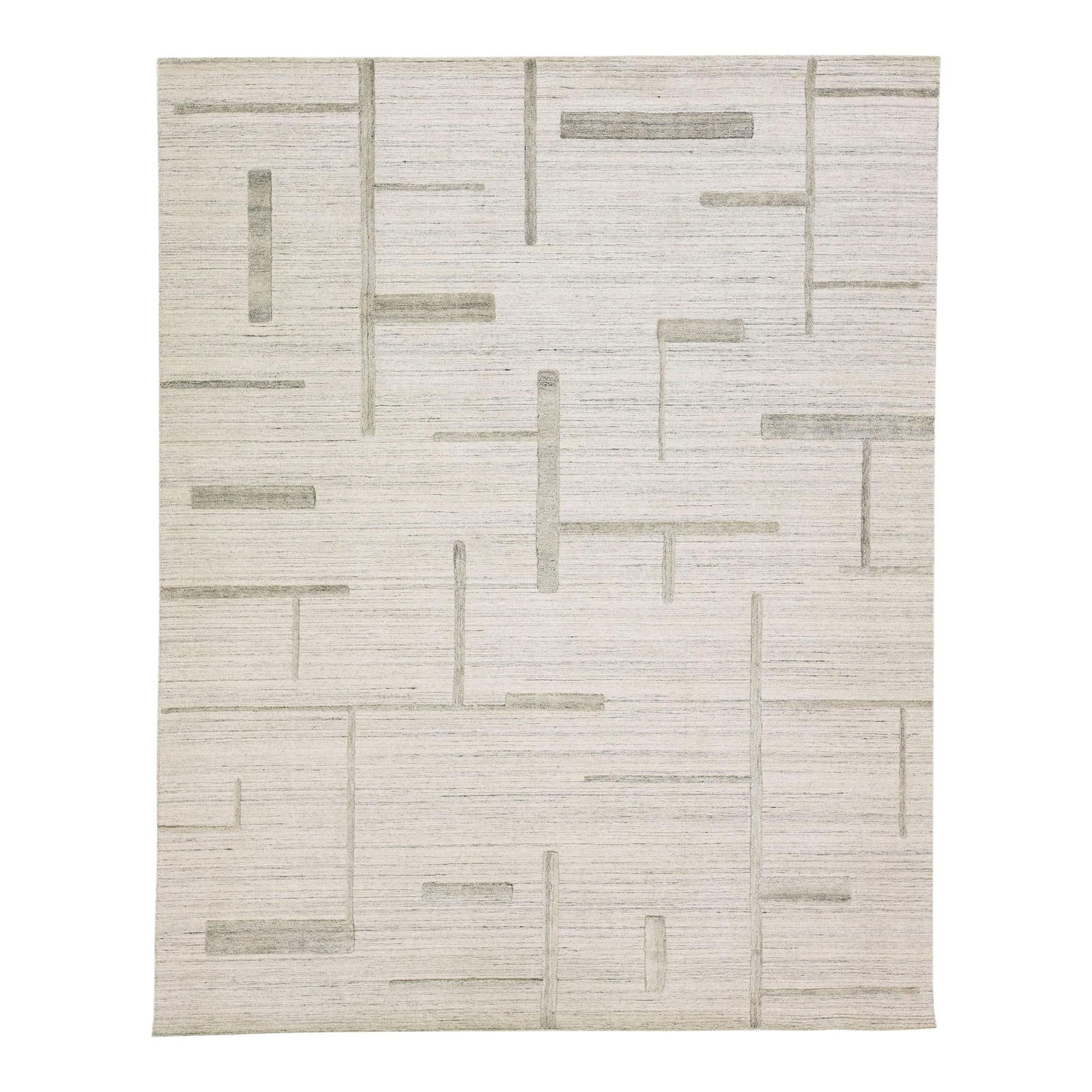 Thom Filicia Ivory Wool Viscose Hand-Woven Rug 8' x 10': Thom Filicia Ivory Wool Viscose Hand-Woven Rug 8' x 10' Enhance your living space with this exquisite Ivory Contemporary Texture Handmade Wool & Viscose Rug from the Thom Filicia Home Collection. This