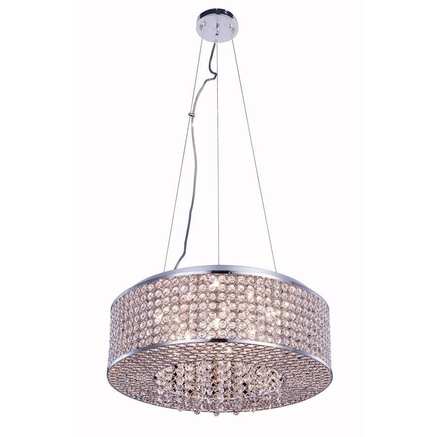 Amelie 8-Light Chrome Crystal Chandelier 20 Inch Modern Fixture: Amelie 8-Light Chrome Crystal Chandelier 20 Inch Modern Fixture Illuminate your space with this stunning 8-Light Crystal Chandelier, perfect for dining rooms, living rooms, bedrooms, and more. The mod