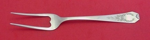 Whiting Madam Jumel Sterling Silver Serving Fork Custom Made 7.5": Whiting Madam Jumel Sterling Silver Serving Fork Custom Made 7.5" This exquisite serving fork is crafted in the Madam Jumel pattern by Whiting, showcasing the elegance of sterling silver. Custom made