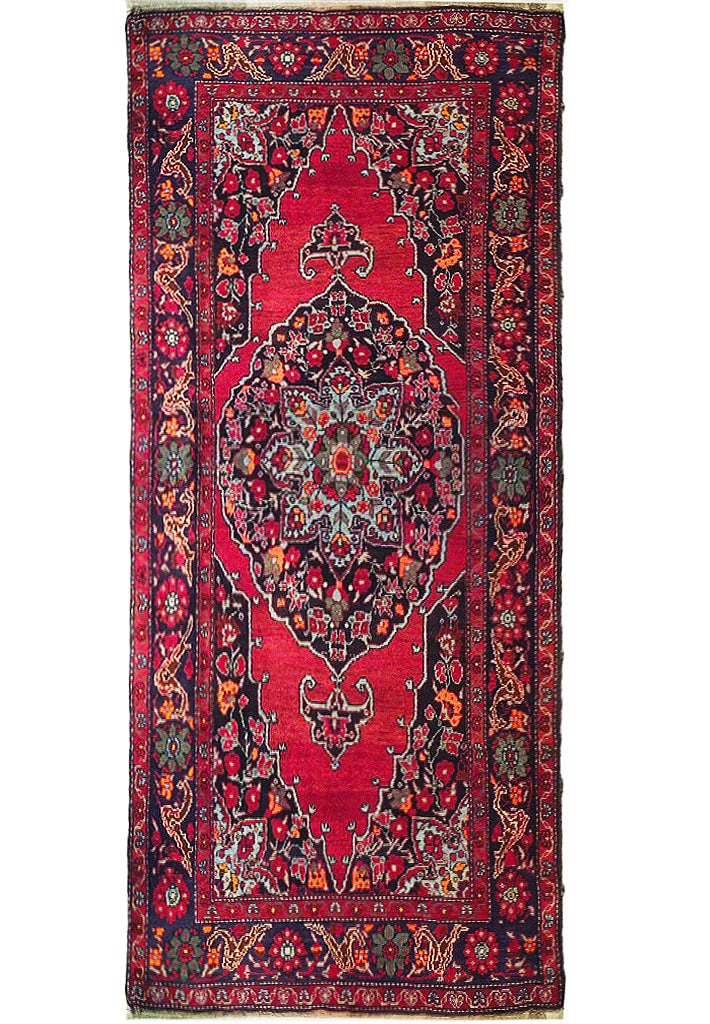 4.9 x 8.8 Red Semi Antique Kazak Runner Handmade Wool: 4.9 x 8.8 Red Semi Antique Kazak Runner Handmade Wool Free continental US Shipping Add a touch of luxury to your space with this stunning 4.9 x 8.8 Red Semi Antique Russian Kazak Runner. Hand-knotted