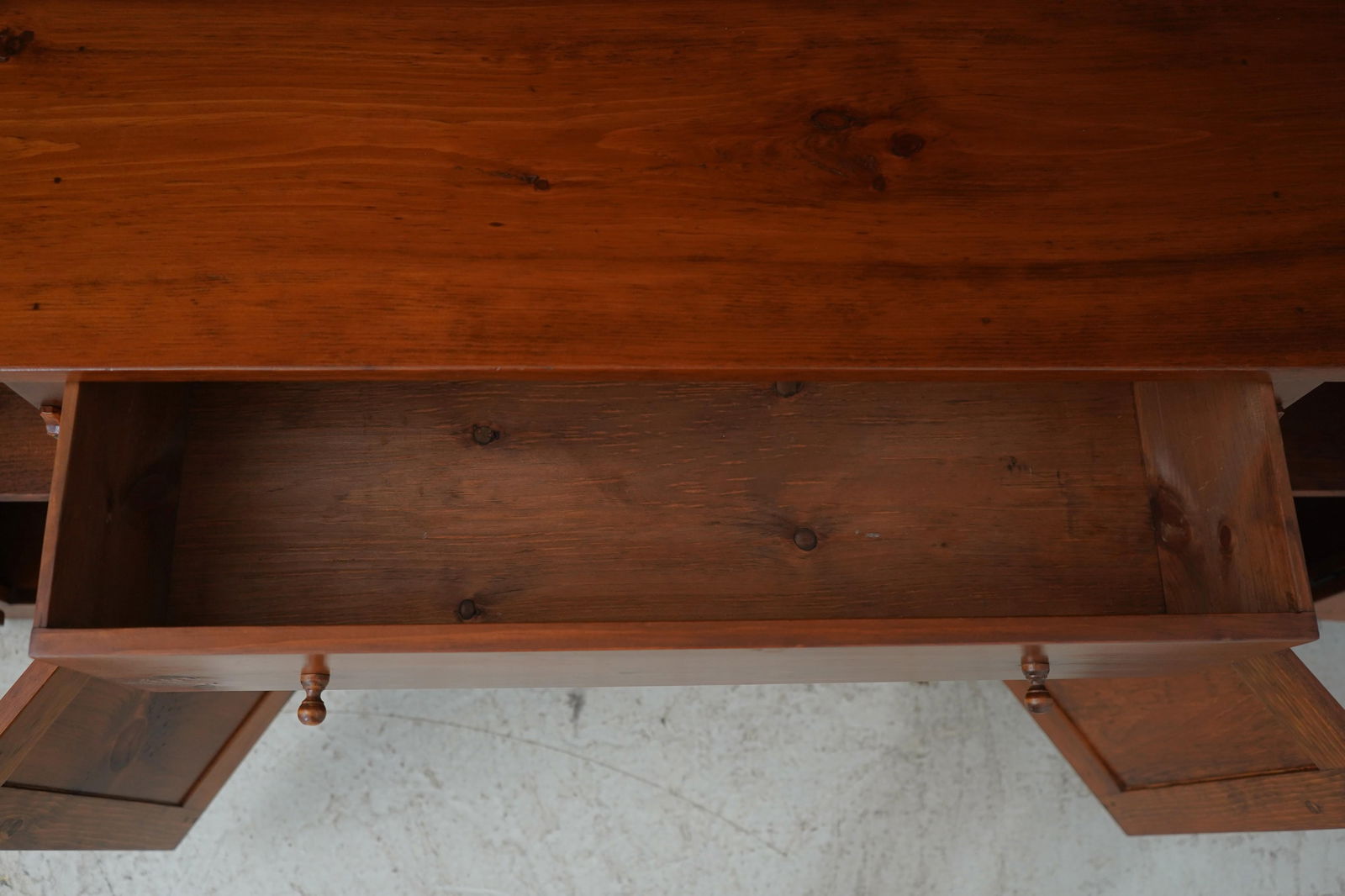 Dr Dimes 2 Piece Solid Pine Step Back Cupboard - 5