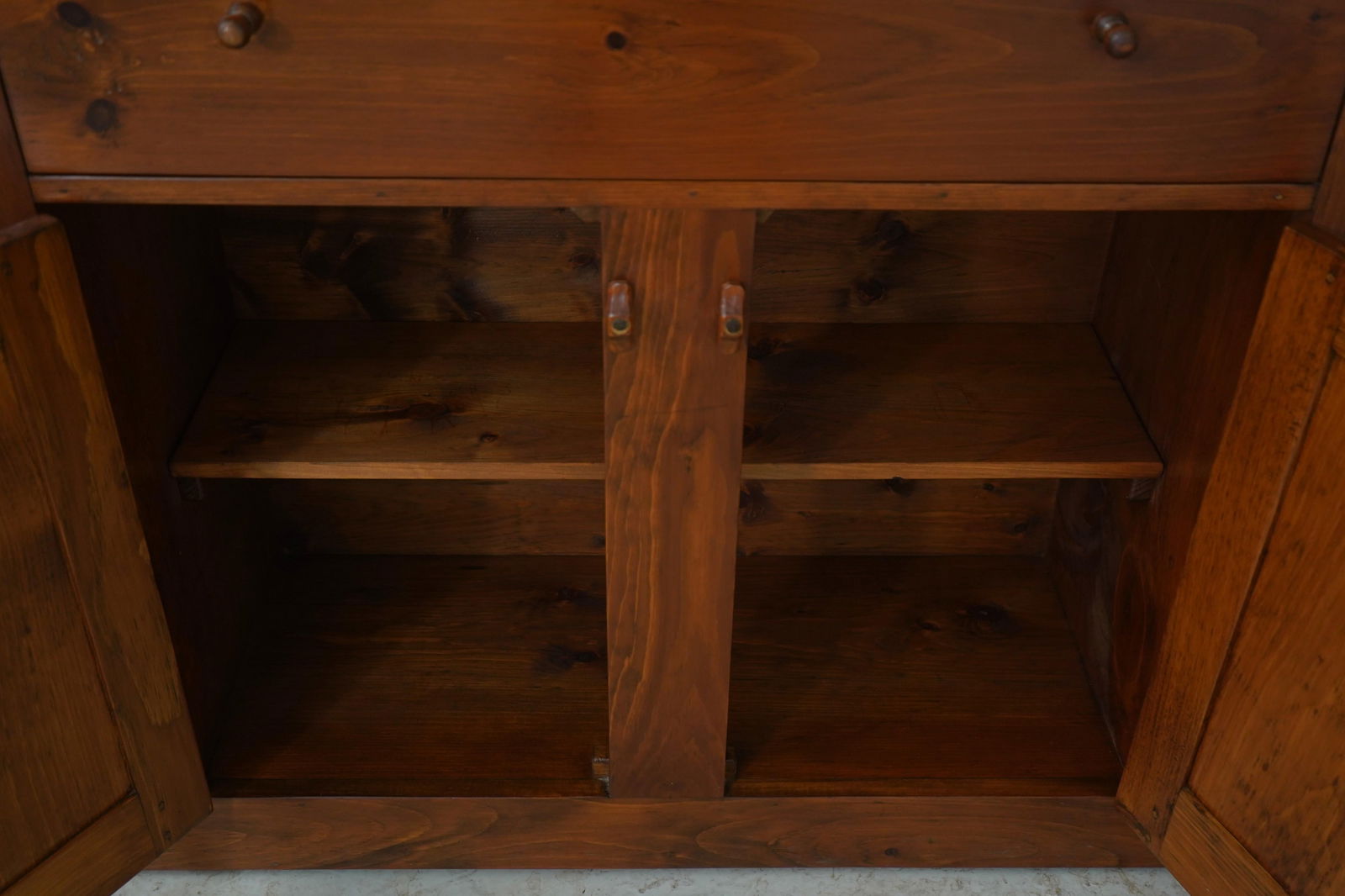 Dr Dimes 2 Piece Solid Pine Step Back Cupboard - 7