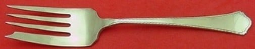 Wallace Le Moderne Sterling Silver Cold Meat Fork 8 Inch: Wallace Le Moderne Sterling Silver Cold Meat Fork 8 Inch This exquisite 8-inch cold meat fork is crafted from high-quality sterling silver and features the elegant Le Moderne pattern by Wallace. It is