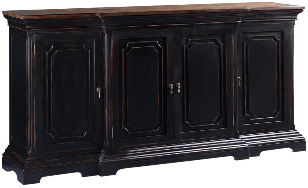 Edward French Style Blackwashed Solid Wood Sideboard 42H 84W 18D: Edward French Style Blackwashed Solid Wood Sideboard 42H 84W 18D Introducing the Charming Edward Blackwashed Sideboard, a stunning addition to any dining space. This elegant piece features a rustic pe