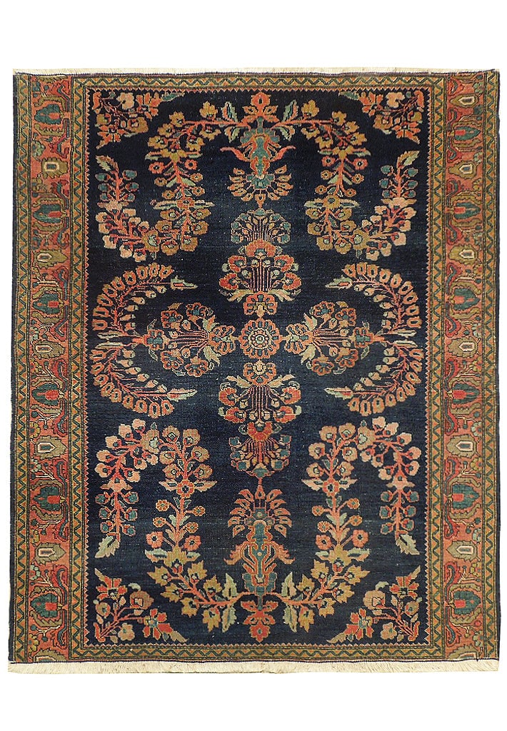 4' x 3' Antique Persian Lilihan Rug 1930s Hand-Knotted Wool: 4' x 3' Antique Persian Lilihan Rug 1930s Hand-Knotted Wool Free continental US Shipping Discover the charm of our exquisite 4' x 3' Antique Persian Lilihan Rug from the 1930s. This handcrafted area r