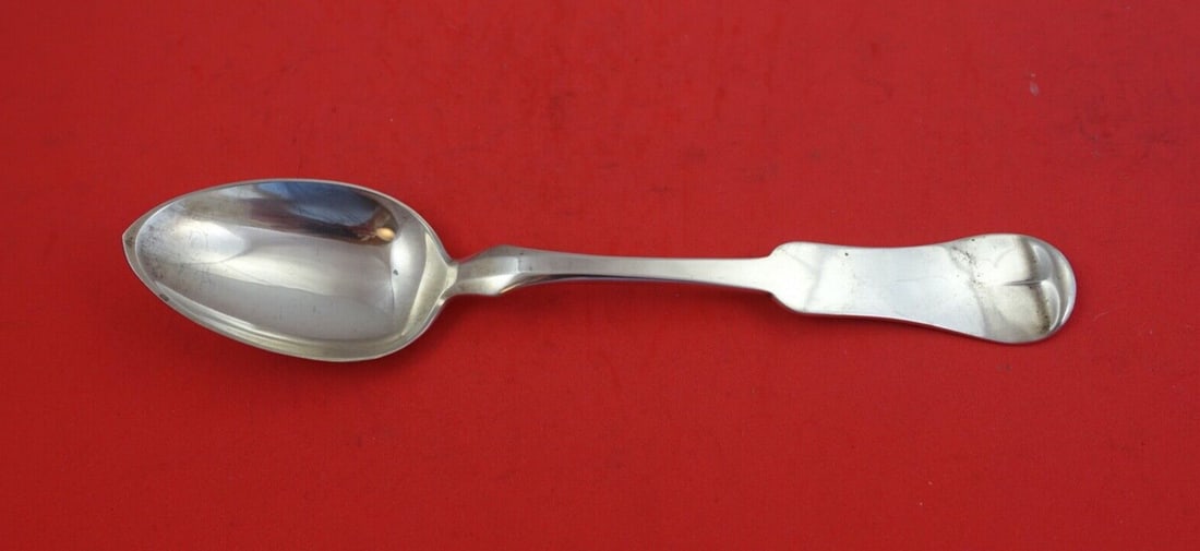 Porter Blanchard Grandma Milford Sterling Silver Soup Spoon 7 1/4": Porter Blanchard Grandma Milford Sterling Silver Soup Spoon 7 1/4" This exquisite soup spoon features the elegant 'Grandma Milford' pattern by Porter Blanchard, crafted from high-quality sterling silv