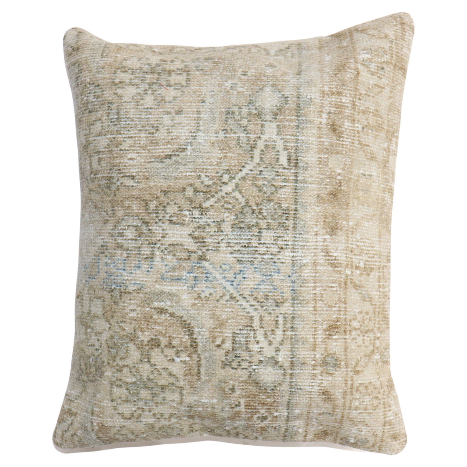 Antique Persian Malayer Pillow 16 x 19 Bakshaish Style Cotton Back: Antique Persian Malayer Pillow 16 x 19 Bakshaish Style Cotton Back This exquisite pillow is crafted from an early 20th-century antique Persian Malayer rug, showcasing the intricate Bakshaish style. Th