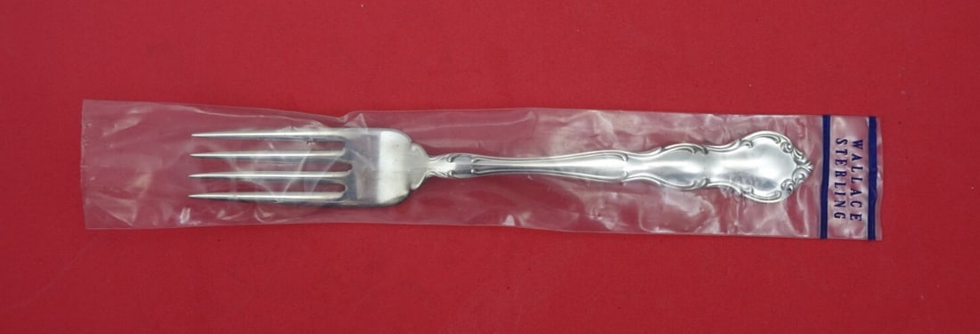 Wallace My Love Sterling Silver Fork 7.5 Inch New: Wallace My Love Sterling Silver Fork 7.5 Inch New Enhance your dining experience with this exquisite 7 1/2" regular fork from the renowned My Love pattern by Wallace. Crafted from high-quality sterlin