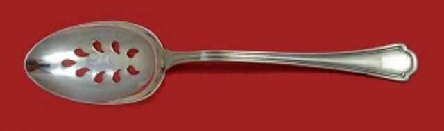 Reed and Barton Clovelly Sterling Silver Slotted Serving Spoon 9-Hole Custom: Reed and Barton Clovelly Sterling Silver Slotted Serving Spoon 9-Hole Custom This exquisite Clovelly serving spoon, crafted by Reed and Barton, is a striking example of sterling silver craftsmanship.