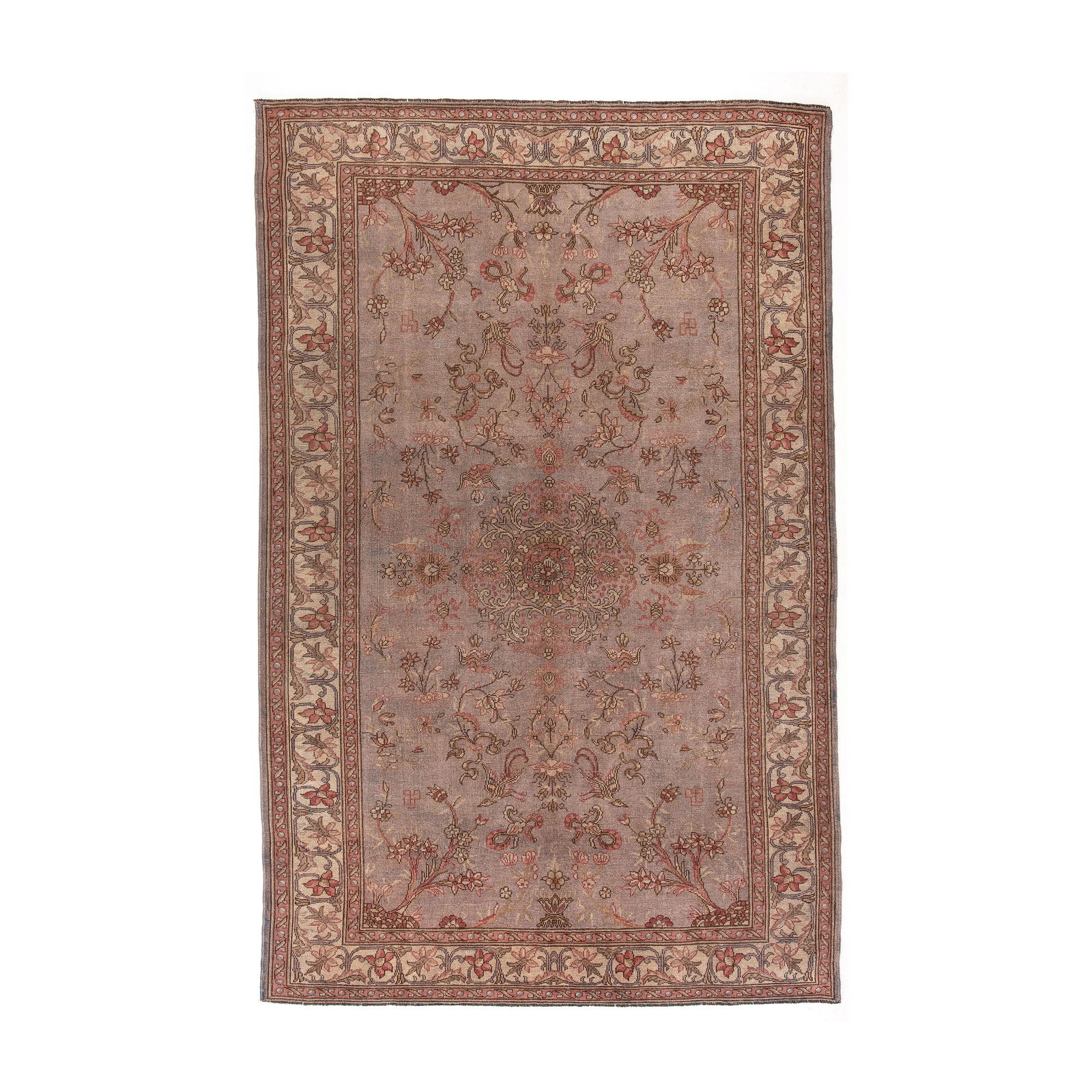 Authentic Handmade Anatolia Wool Carpet 81.9 x 126 Inches: Authentic Handmade Anatolia Wool Carpet 81.9 x 126 Inches Experience the timeless beauty of this Authentic Handmade Anatolia Carpet, crafted with meticulous attention to detail. This stunning piece fe