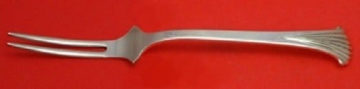 Tuttle Onslow Sterling Silver Custom Serving Fork 7.5 Inches: Tuttle Onslow Sterling Silver Custom Serving Fork 7.5 Inches This exquisite spinach fork features the elegant Onslow pattern by Tuttle, crafted from high-quality sterling silver. Measuring 7 1/2 inche