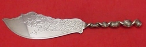 Whiting Reverse Twist #8 Sterling Silver Ice Cream Slice 12 1/4": Whiting Reverse Twist #8 Sterling Silver Ice Cream Slice 12 1/4" Introducing the Reverse Twist #8 Ice Cream Slice by Whiting, expertly crafted from high-quality sterling silver. This serving piece fea