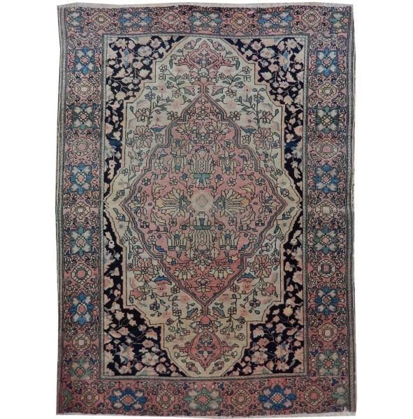 1910s Antique Persian Farahan Rug 3.4 x 4.7 Feet: 1910s Antique Persian Farahan Rug 3.4 x 4.7 Feet Free continental US Shipping Discover the elegance of this Antique Persian Farahan Rug, crafted in the 1910s. Measuring 3.4 x 4.7 feet, this exquisite