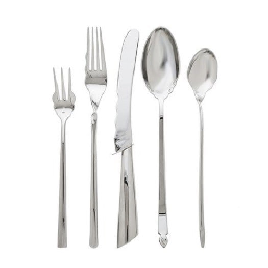 Via Veneto Ricci Modern Stainless Steel Flatware Set 62 pcs: Via Veneto Ricci Modern Stainless Steel Flatware Set 62 pcs Elevate your dining experience with the Via Veneto by Ricci Stainless Steel Flatware Tableware Set. This stunning modern collection includes