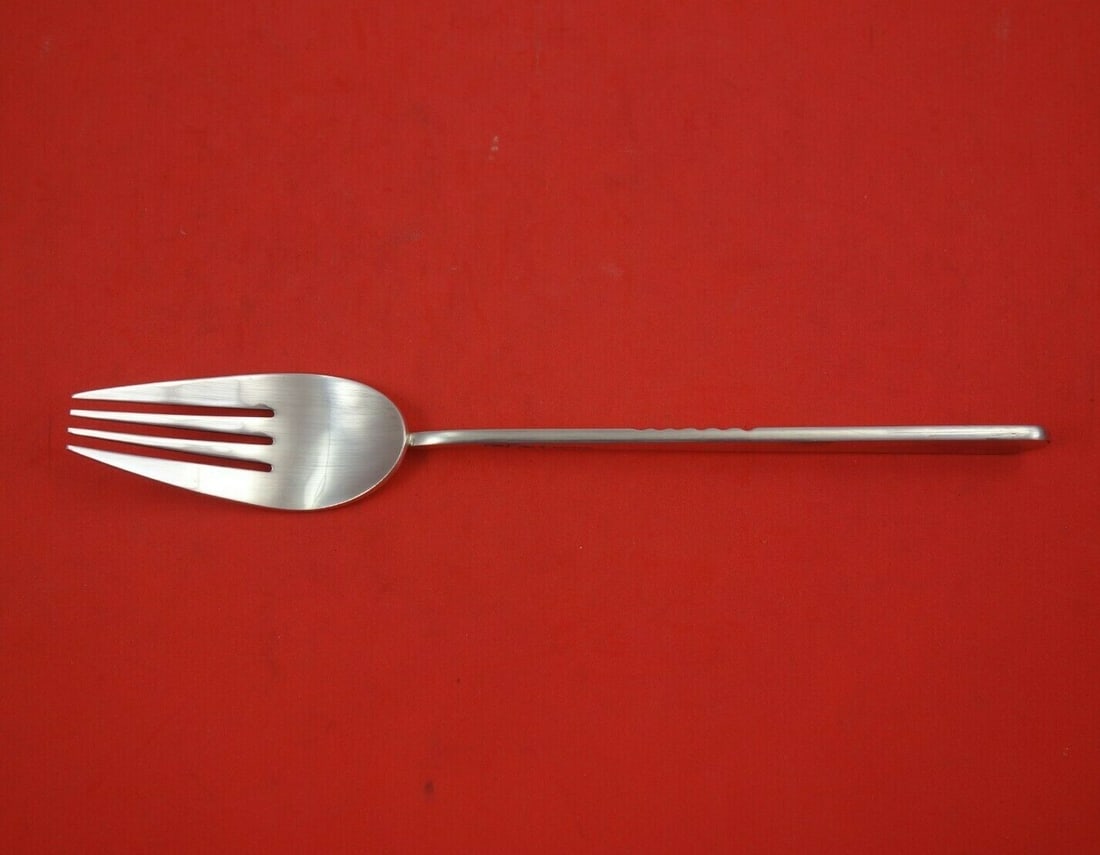 Olle Johanson Sterling Silver 8 Inch Serving Fork Heirloom Silverware: Olle Johanson Sterling Silver 8 Inch Serving Fork Heirloom Silverware This exquisite serving fork from Olle Johanson is crafted from high-quality sterling silver (.925). Measuring 8 inches in length,