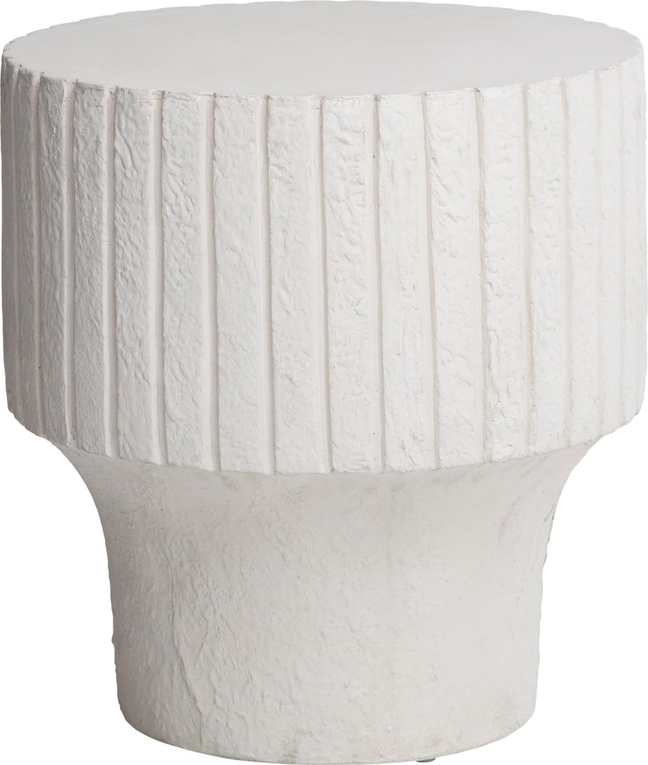 Hardwin Collection White Outdoor Side Table 22H x 20W x 20D: Hardwin Collection White Outdoor Side Table 22H x 20W x 20D The Hardwin Collection White Outdoor Table is an elegant addition to any outdoor space, perfect for dining or relaxation. This outdoor side