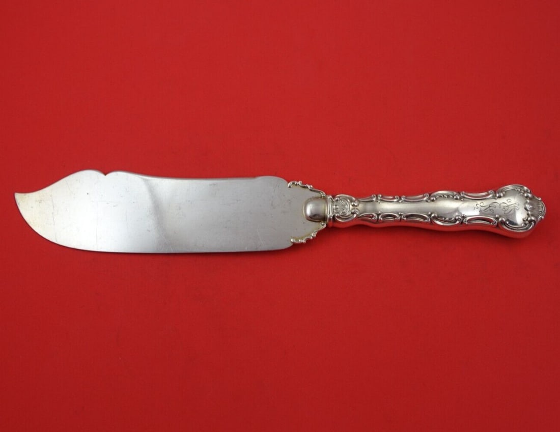 Gorham Strasbourg Sterling Silver Ice Cream Slice 12 Inch: Gorham Strasbourg Sterling Silver Ice Cream Slice 12 Inch This exquisite ice cream slice from the Strasbourg pattern by Gorham showcases exceptional craftsmanship in sterling silver. Measuring 12 inch