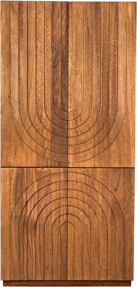 Noir Dark Walnut English Traditional Hutch 85.5H 40W 22D (1 of 9)