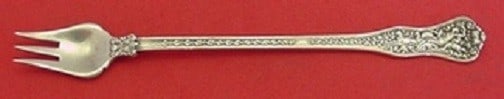 Tiffany & Co Olympian Sterling Silver Cocktail Fork 6 Inch: Tiffany & Co Olympian Sterling Silver Cocktail Fork 6 Inch Experience timeless elegance with this Olympian cocktail fork by Tiffany & Co. Crafted from fine sterling silver, this 6" fork showcases the