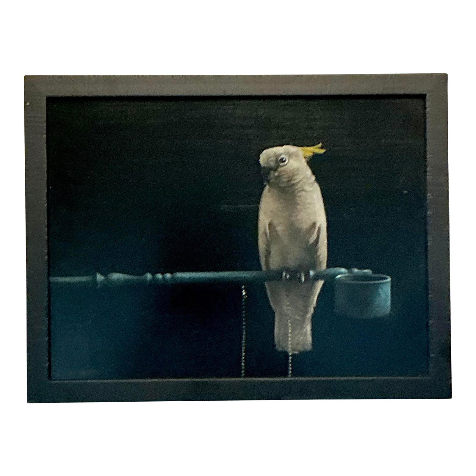 Vintage Boho Egg Tempera Artwork on Board 17.5 x 13.5 in: Vintage Boho Egg Tempera Artwork on Board 17.5 x 13.5 in Elevate your decor with this Vintage Boho Original Egg Tempera Painting on Board. This handcrafted artwork showcases a unique texture and rich,