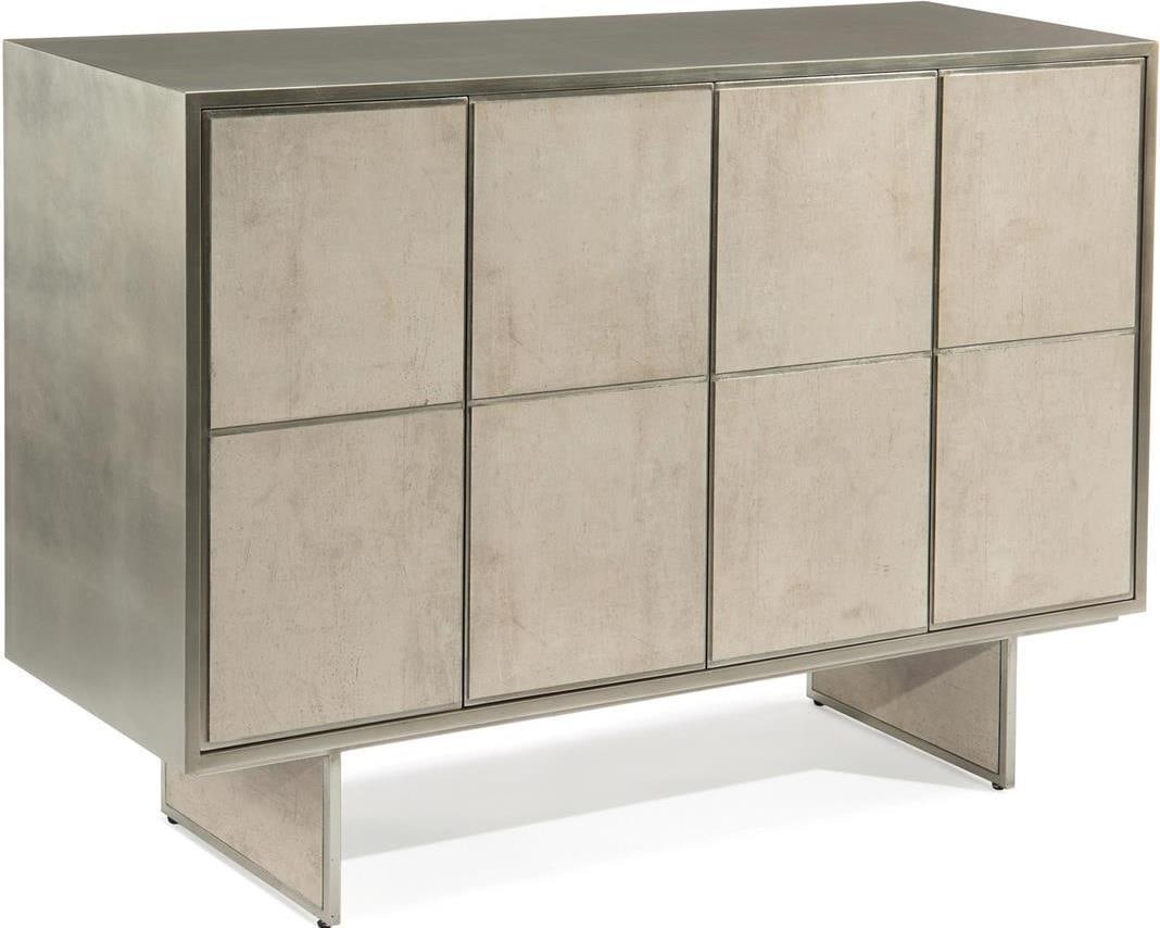 John-Richard Lanark Buffet Silver Pewter Finish with Auto-Latch Hinge: John-Richard Lanark Buffet Silver Pewter Finish with Auto-Latch Hinge Introducing the Elegant Silver Pewter Lanark Buffet, a stunning piece that combines functionality with sophisticated style. This b