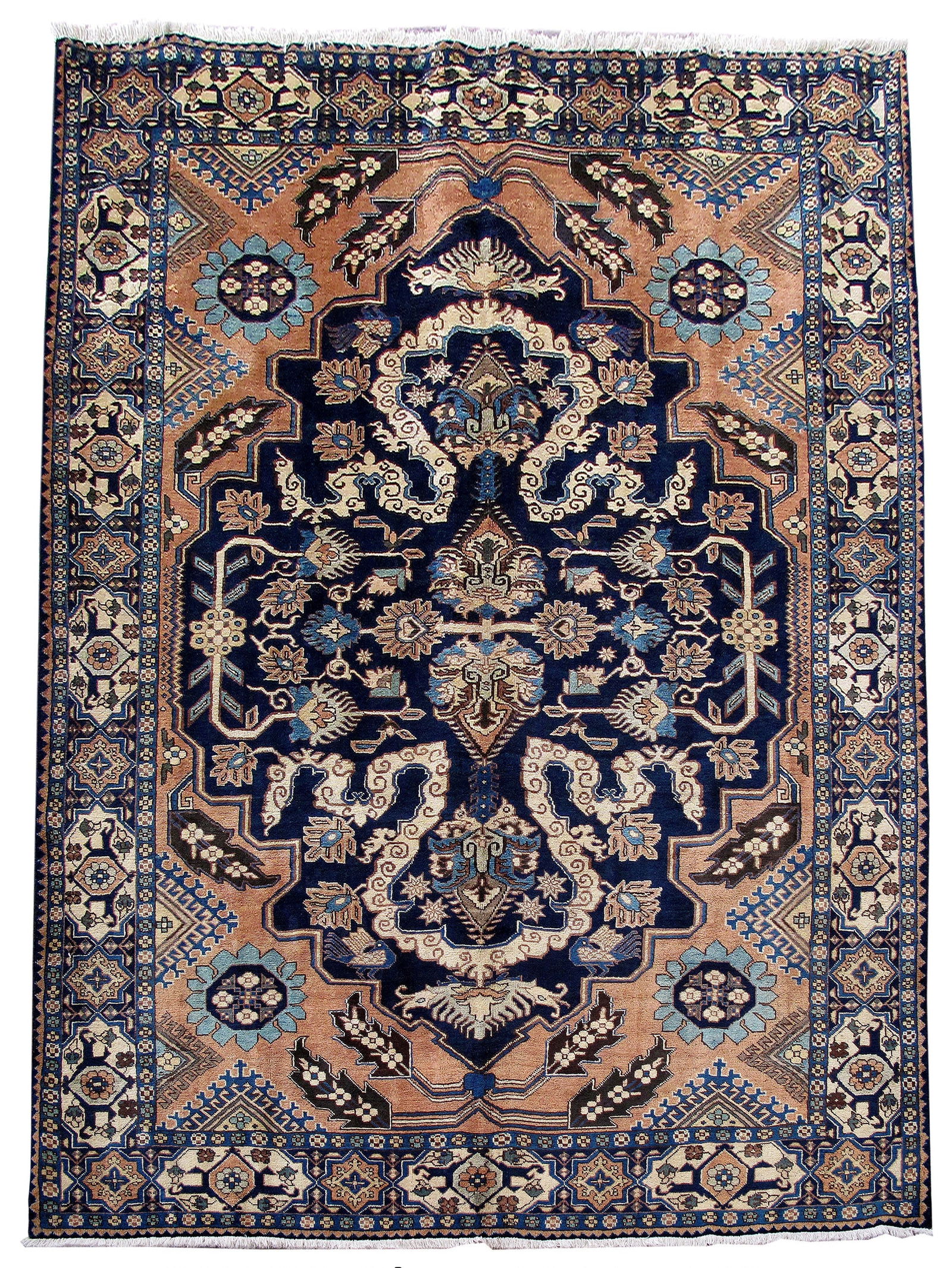 Genuine Persian Ardebil Tribal Rug 7.11 x 10.6 Premium Quality (1 of 6)