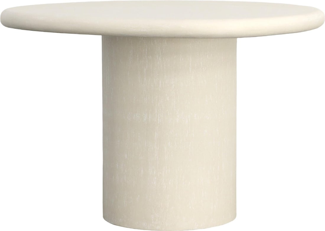 Takara Outdoor Dining Table in Casted Concrete 38H 49W 44D: Takara Outdoor Dining Table in Casted Concrete 38H 49W 44D Transform your outdoor space with the elegant Takara Dining Table, designed for both style and durability. Crafted from casted concrete, this