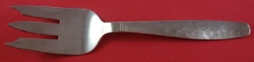 Allan Adler Swedish Modern Sterling Silver Serving Fork 8 1/8 Inch: Allan Adler Swedish Modern Sterling Silver Serving Fork 8 1/8 Inch Elevate your dining experience with this exquisite serving fork, crafted in the Swedish Modern pattern by renowned maker Allan Adler.