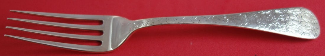Seymour Woodbine Engraved Sterling Silver Dinner Fork 7 3/4": Seymour Woodbine Engraved Sterling Silver Dinner Fork 7 3/4" Elevate your dining experience with this exquisite Woodbine Engraved Dinner Fork by Seymour. Crafted from high-quality sterling silver, thi