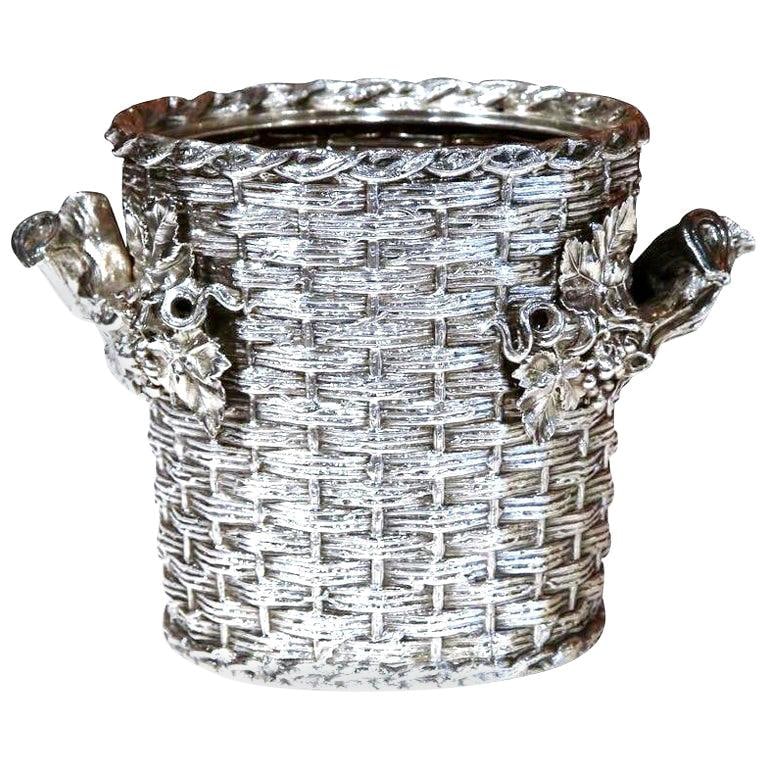 Victorian Silver Plated Wine Cooler by G R Collins 1880 (1 of 6)