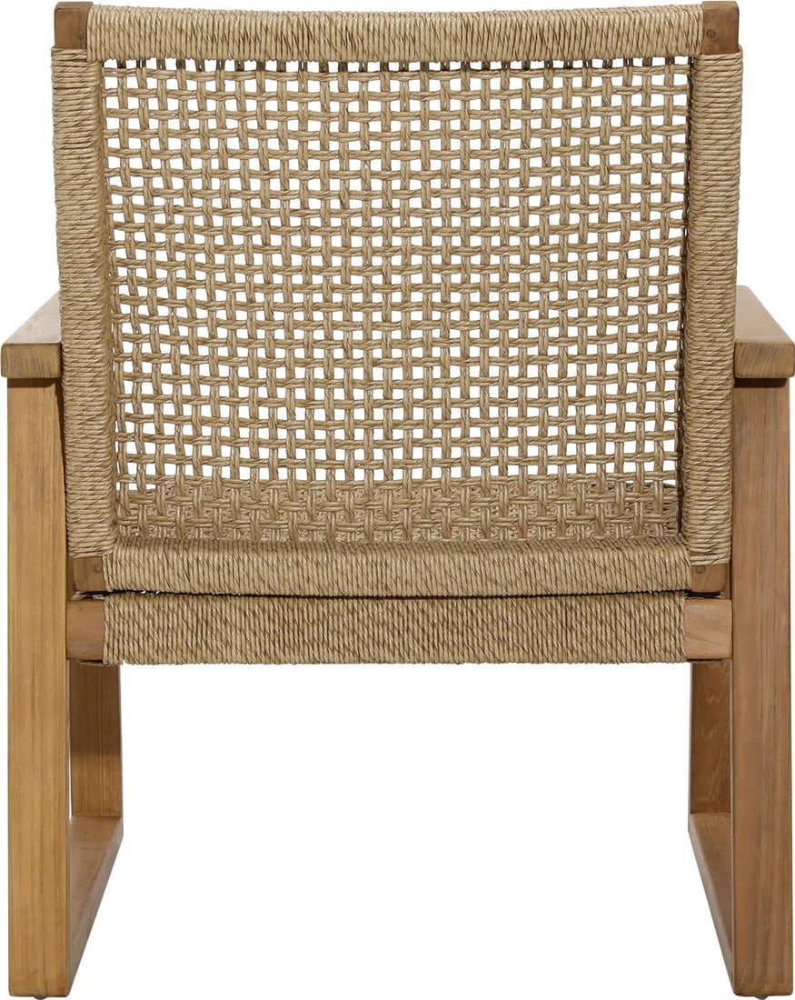 Fay Teak Wicker Outdoor Occasional Chair (1 of 6)