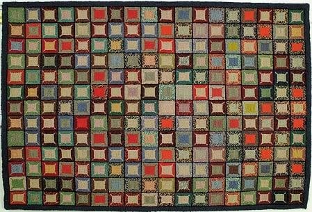 Hand-Tufted Kent Rug Wash Early American Design 108x144: Hand-Tufted Kent Rug Wash Early American Design 108x144 Introducing the Hand-Tufted Kent Rug, a stunning addition to any home decor, inspired by traditional quilts. This rug features a beautiful antiq