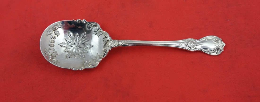 Towle Old Master Sterling Silver Christmas Spoon 6 1/8" Monogrammed: Towle Old Master Sterling Silver Christmas Spoon 6 1/8" Monogrammed Celebrate the holiday season with this exquisite Old Master Christmas Spoon by Towle. Crafted from high-quality Sterling Silver, thi