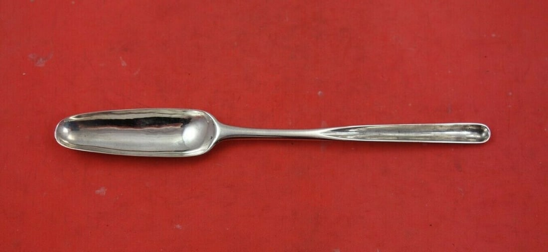 Georgian Antique Sterling Silver Marrow Scoop London 1741 8.5 Inches: Georgian Antique Sterling Silver Marrow Scoop London 1741 8.5 Inches This exquisite Georgian antique marrow scoop dates back to 1741 and is crafted from English sterling silver. Measuring 8 1/2 inches