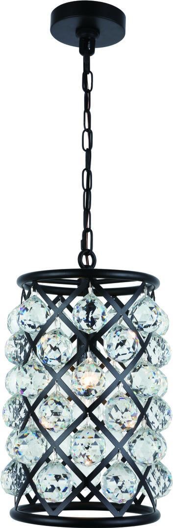 Elegant Madison Pendant Light Crystal Matte Black Hollywood Regency: Elegant Madison Pendant Light Crystal Matte Black Hollywood Regency Illuminate your space with the stunning Timeless Madison Pendant Light, designed in the elegant Hollywood Regency style. This exquis