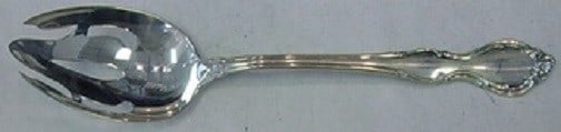 Alvin Pirouette Sterling Silver Slotted Serving Spoon 8.5": Alvin Pirouette Sterling Silver Slotted Serving Spoon 8.5" This exquisite Pirouette by Alvin sterling silver serving spoon features a beautifully pierced design, making it a perfect addition to your t