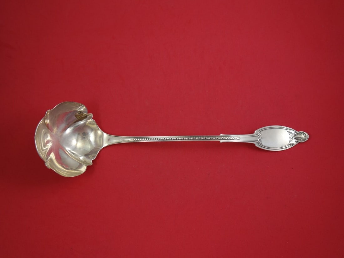 Albert Coles Kenilworth Sterling Silver Soup Ladle 13 1/4 Fancy Design (1 of 2)