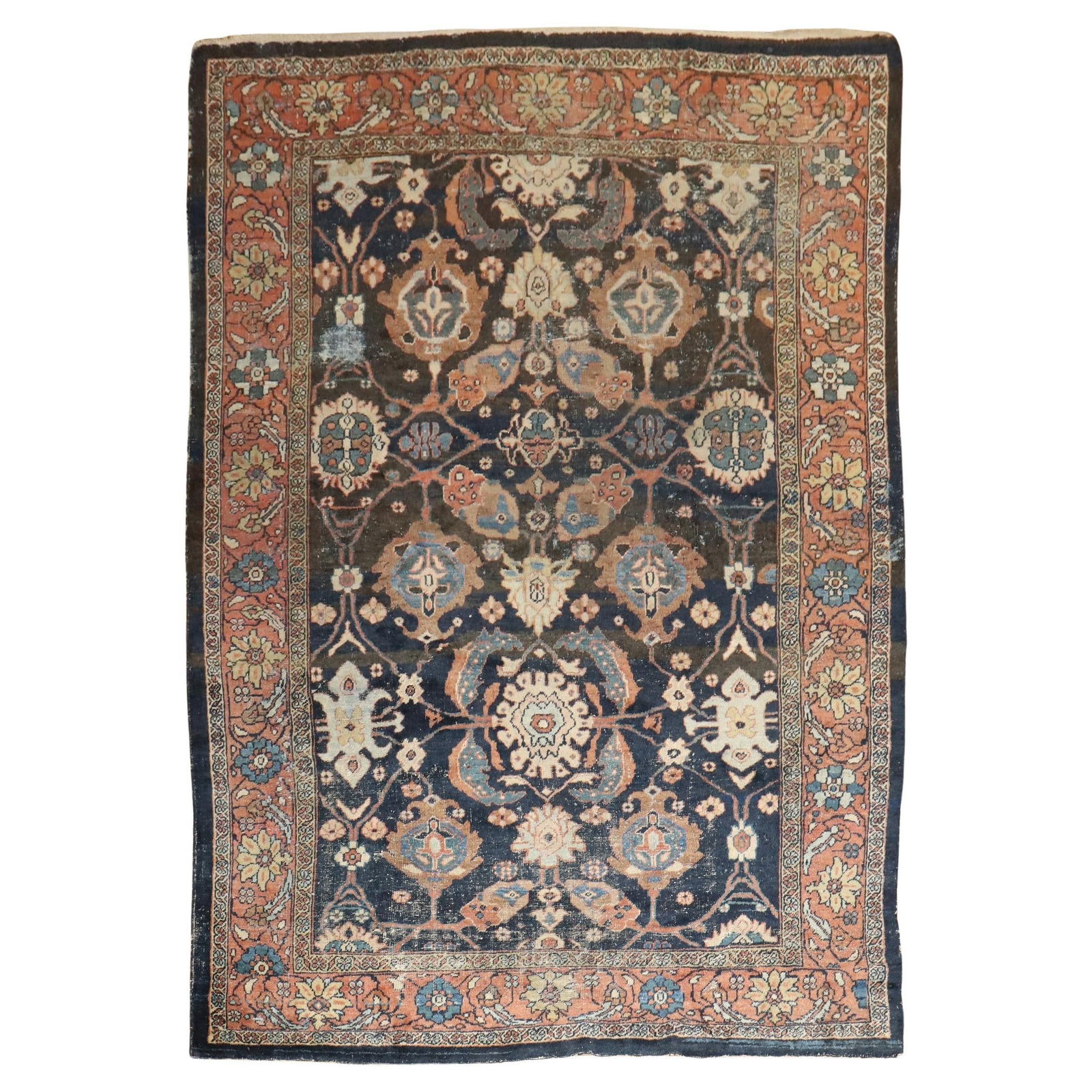 Antique Persian Sultanabad Rug 87 x 120 Wool Late 19th Century (1 of 14)