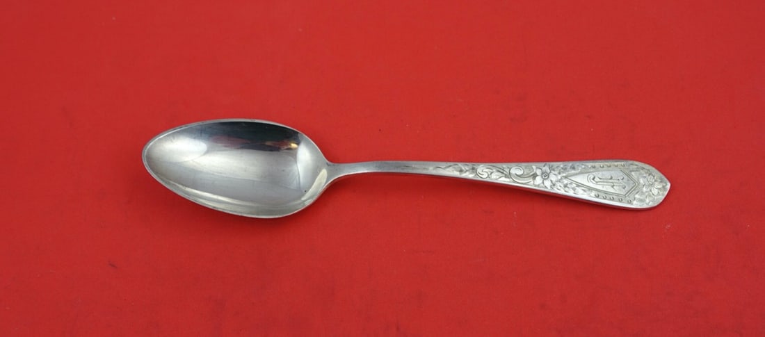 Stieff Betsy Patterson Engraved Sterling Silver Place Soup Spoon 6 5/8": Stieff Betsy Patterson Engraved Sterling Silver Place Soup Spoon 6 5/8" This exquisite Betsy Patterson Engraved place soup spoon, crafted by Stieff, showcases the elegance of sterling silver. Measurin