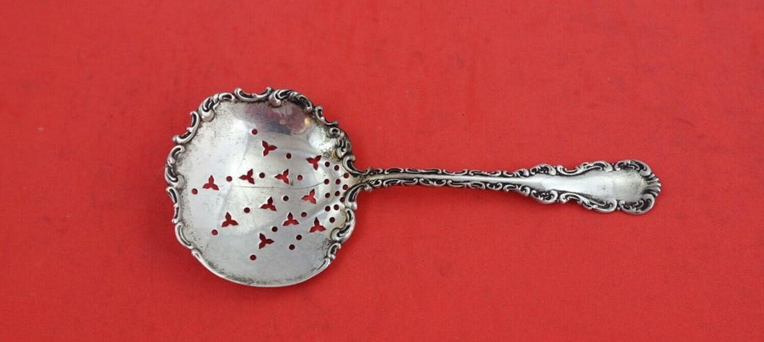 Whiting Gorham Louis XV Sterling Silver Confection Spoon 5 5/8": Whiting Gorham Louis XV Sterling Silver Confection Spoon 5 5/8" This exquisite Louis XV confection spoon, crafted by Whiting Gorham, showcases the elegance of the Louis XV pattern. Made from high-qual